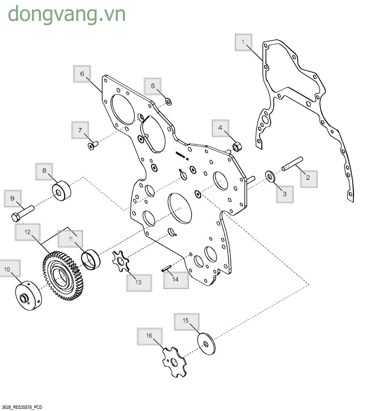 3628 Front Plate - ST451016